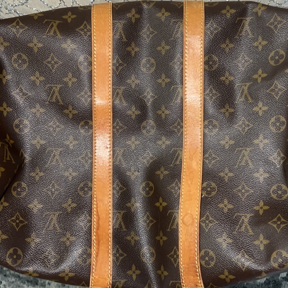 Authentic Louis Vuitton Keepall 45 Bag Duffel Carryon repair leather damaged - Picture 17 of 17